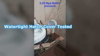 एल्यूमीनियम एंबेडेड हैच कवर वॉटरटाइट टेस्ट2