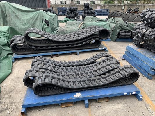 चीन हाइड्रोलिक मिनी खुदाई के लिए पिंट आकार के रबर ट्रैक फायरप्रूफ आपूर्तिकर्ता