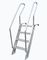 एल्यूमीनियम मिश्र धातु समुद्री बोर्डिंग सीढ़ी विरोधी पर्ची पैर मजबूत विरोधी जंग Bulwark सीढ़ी आपूर्तिकर्ता