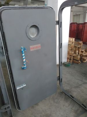 गोल खिड़की के साथ समुद्री स्टील वेदरटाइट दरवाजा त्वरित अभिनय